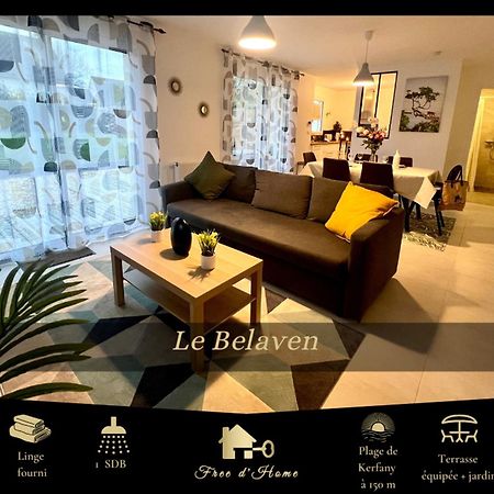 Le Belaven, Neuf, Cosy, Terrasse, Jardin, Kerfany Plage, 1 A 6 Pers Moëlan-sur-Mer Eksteriør billede