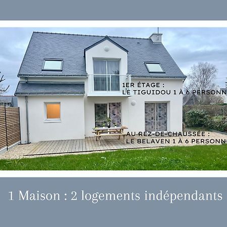 Le Belaven, Neuf, Cosy, Terrasse, Jardin, Kerfany Plage, 1 A 6 Pers Moëlan-sur-Mer Eksteriør billede
