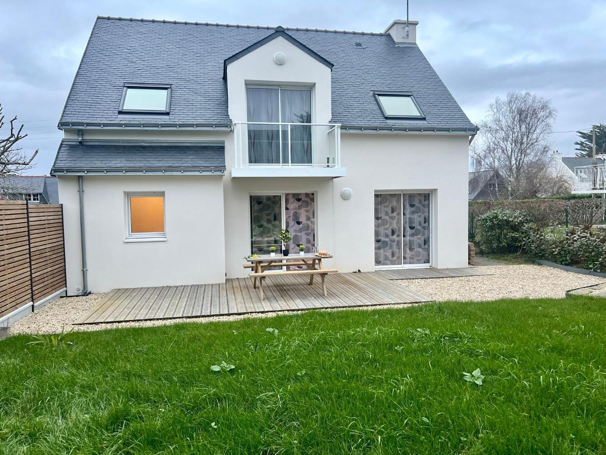 Le Belaven, Neuf, Cosy, Terrasse, Jardin, Kerfany Plage, 1 A 6 Pers Moëlan-sur-Mer Eksteriør billede