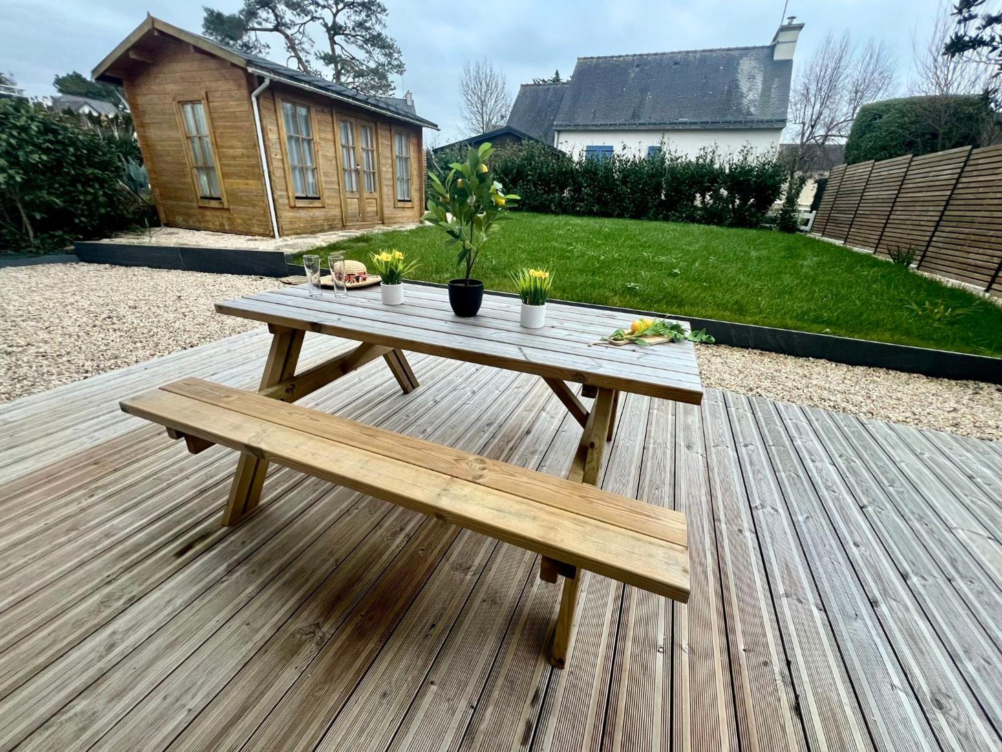 Le Belaven, Neuf, Cosy, Terrasse, Jardin, Kerfany Plage, 1 A 6 Pers Moëlan-sur-Mer Eksteriør billede