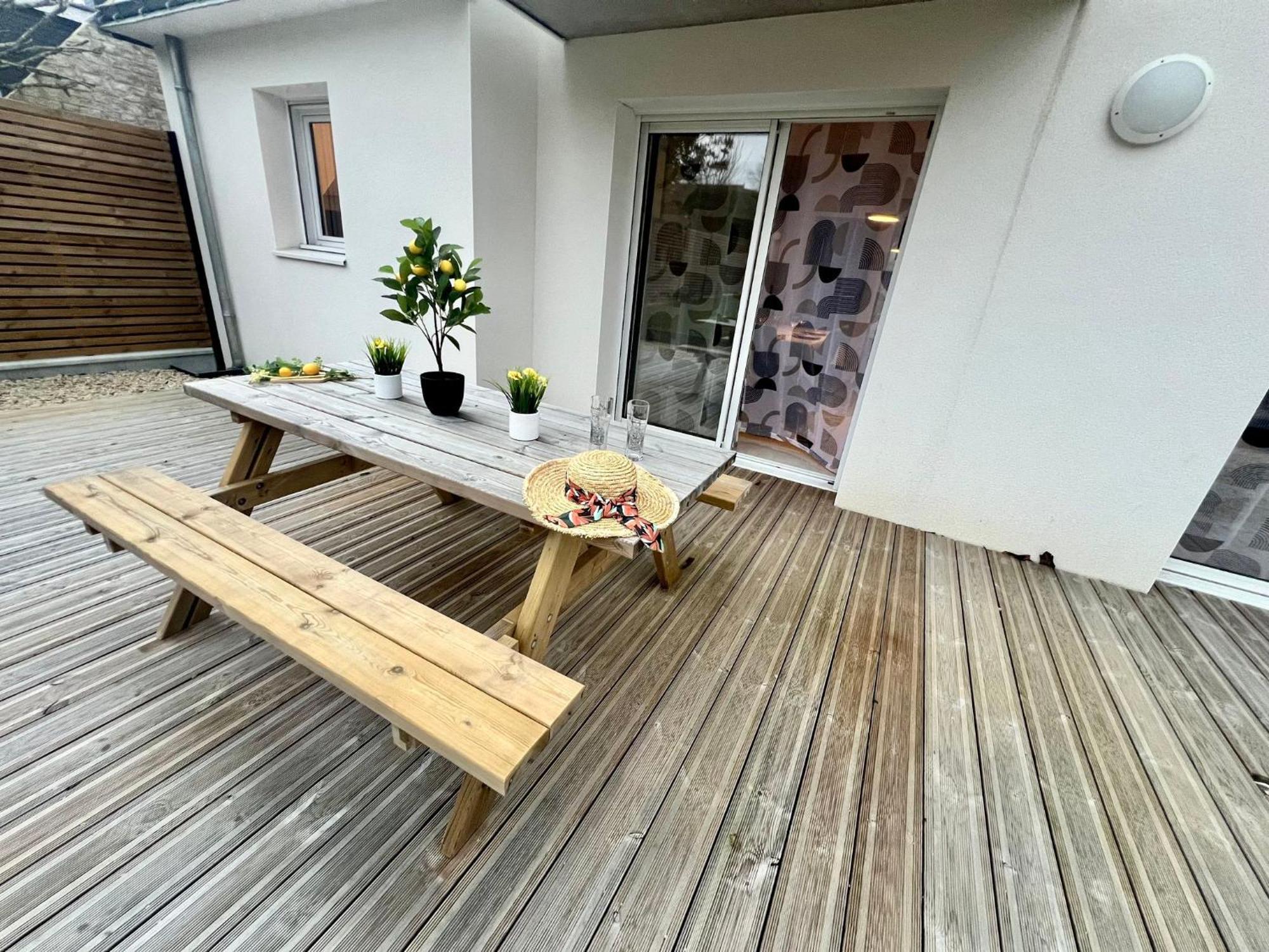 Le Belaven, Neuf, Cosy, Terrasse, Jardin, Kerfany Plage, 1 A 6 Pers Moëlan-sur-Mer Eksteriør billede